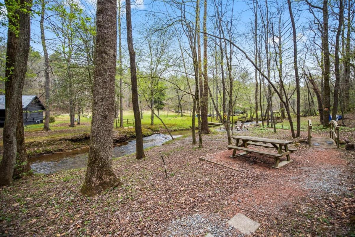 Cozy Cabin Beside Briar Creek, Fire Pit, Wifi Villa Ellijay Exterior photo